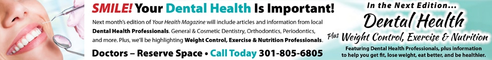 September Dental Health, plus Weight Control, Exercise and Nutrition banner ad